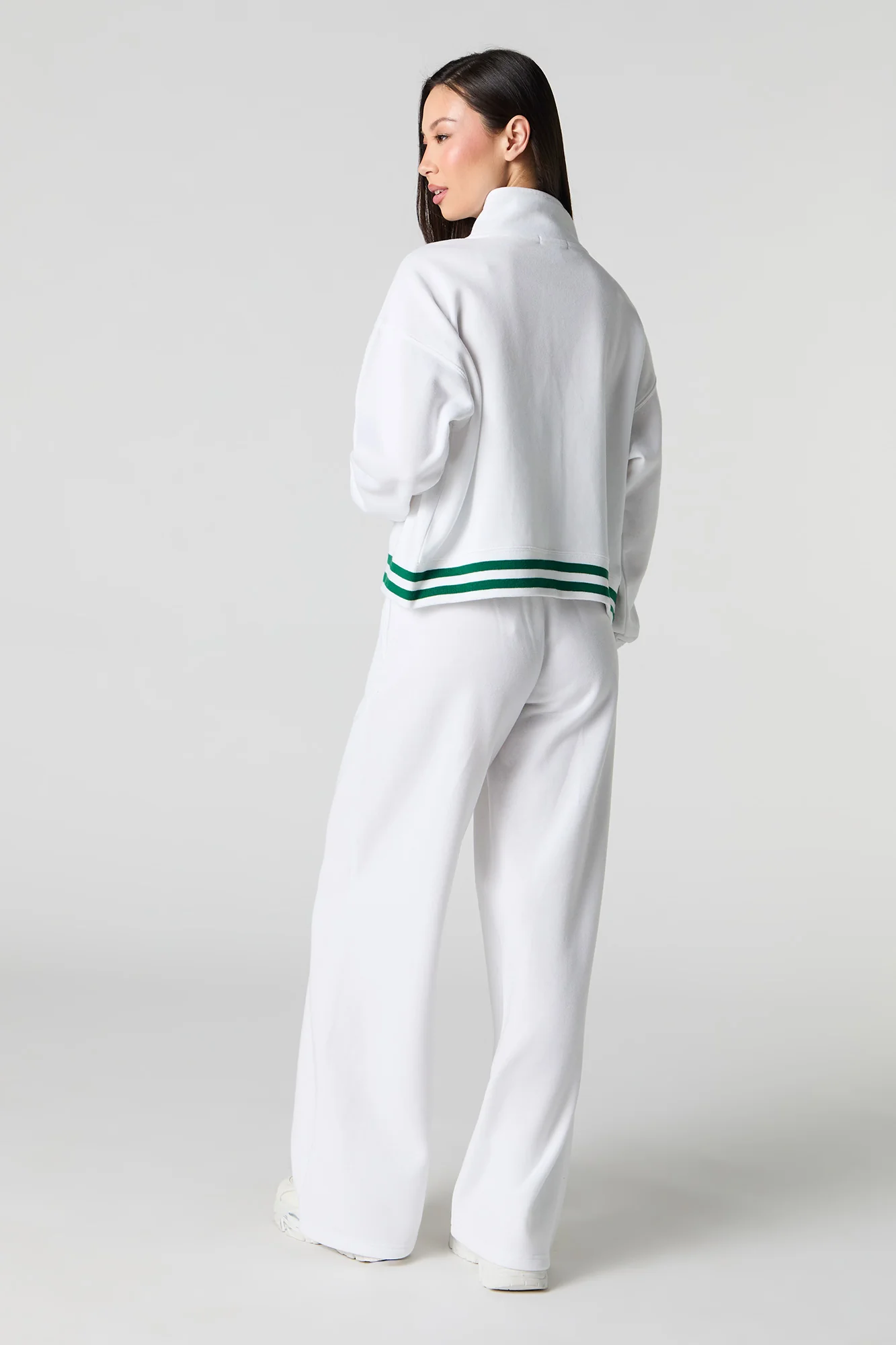 Active Striped Waist Fleece Sweatpant - Image 3