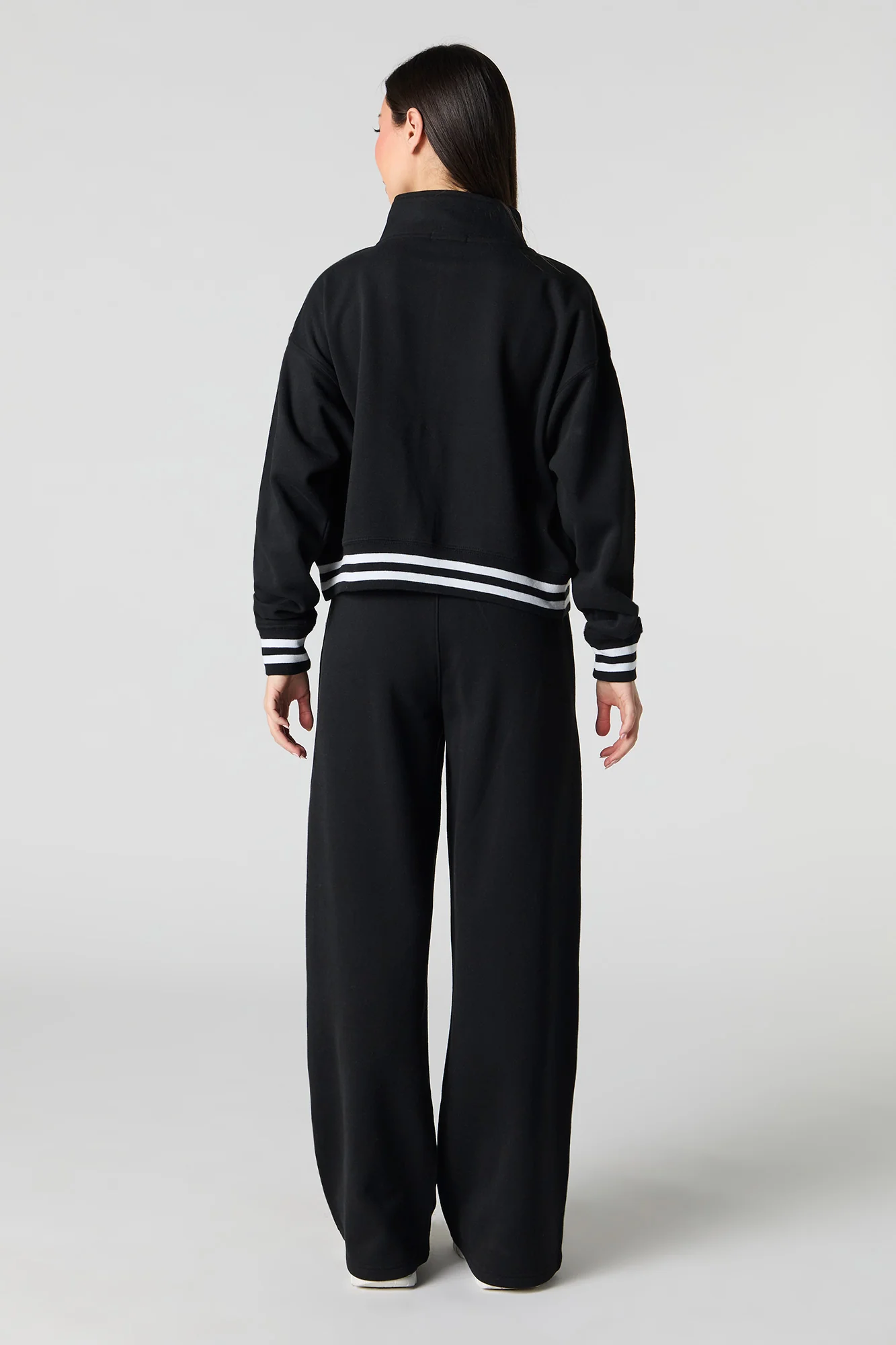 Active Striped Waist Fleece Sweatpant - Image 6