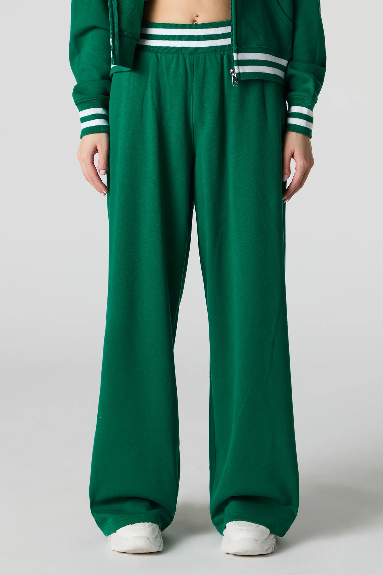 Active Striped Waist Fleece Sweatpant - Image 8