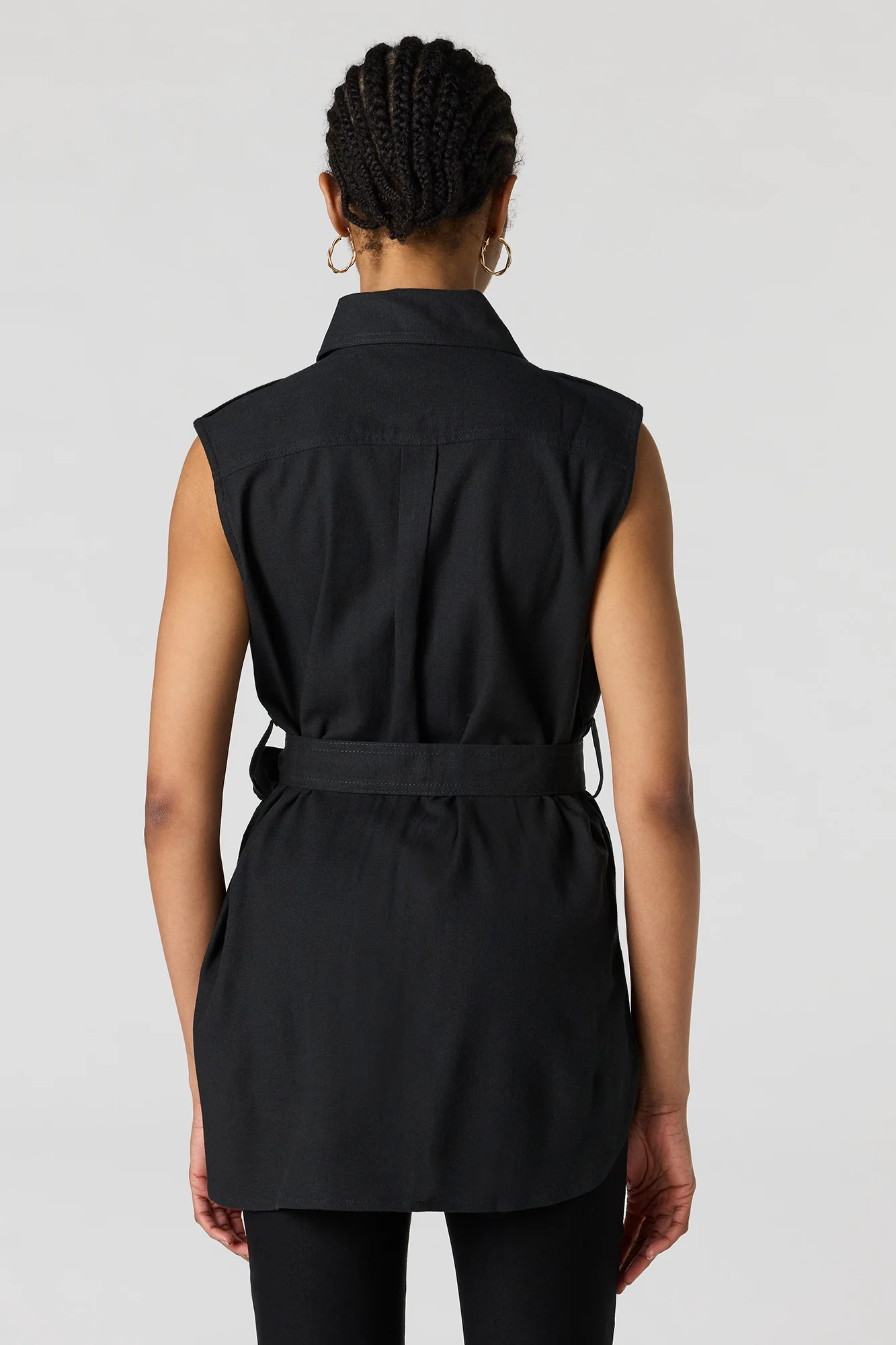 Button-Up Collared Vest - Image 5