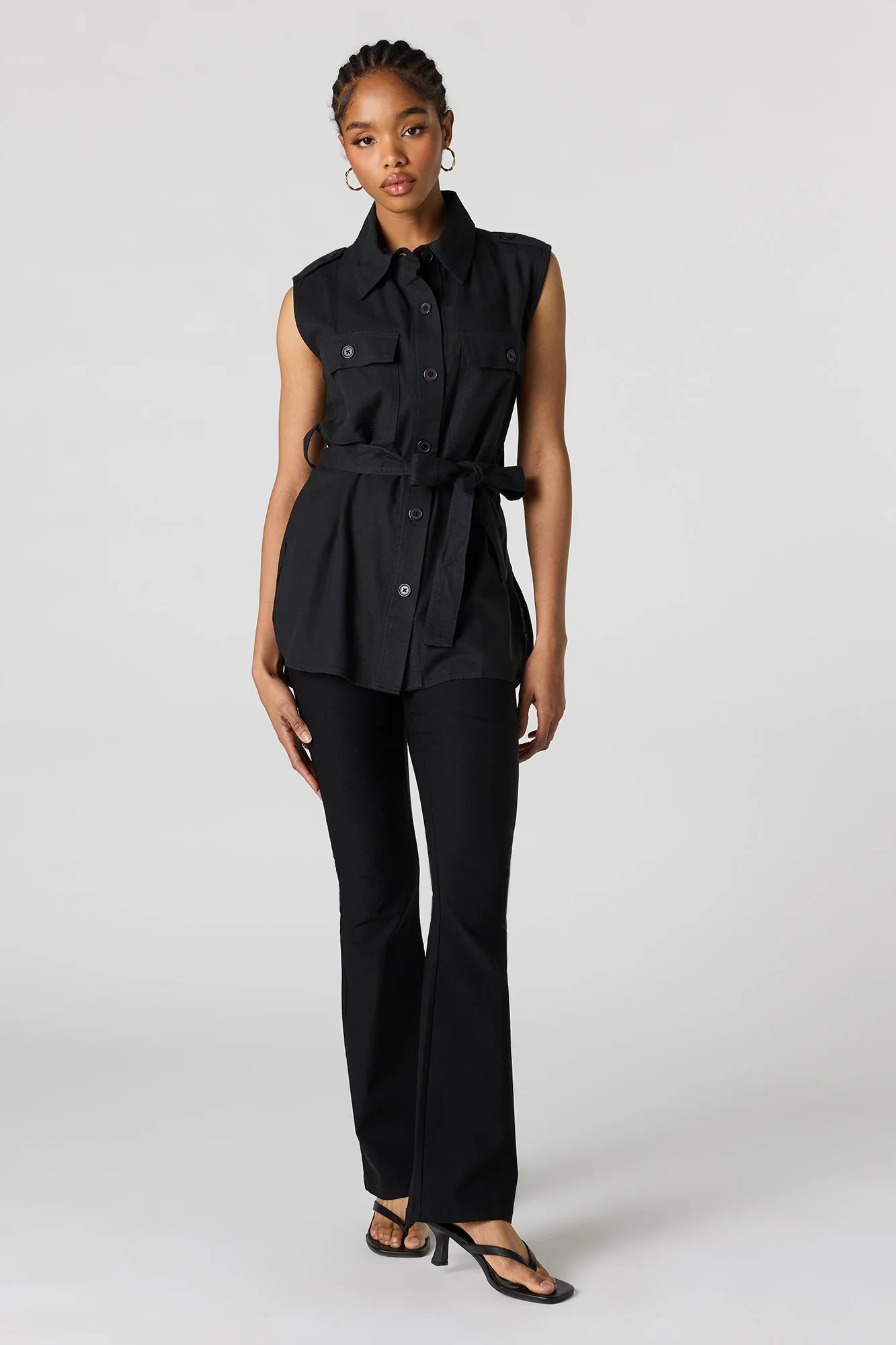 Button-Up Collared Vest - Image 6